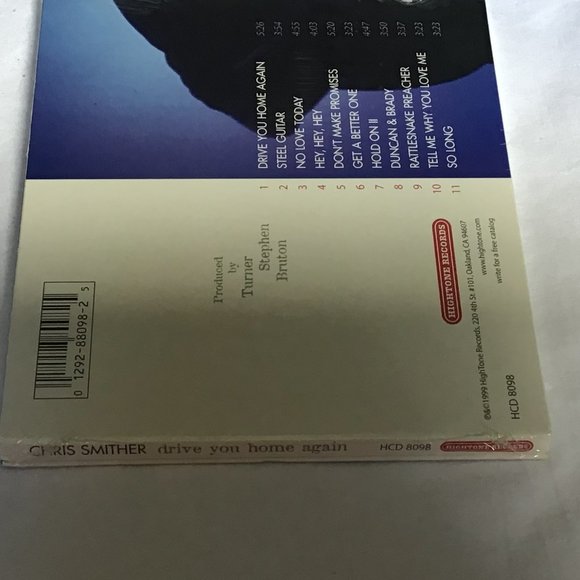 Chris Smither - Drive You Home Again CD NWT - Picture 4 of 4